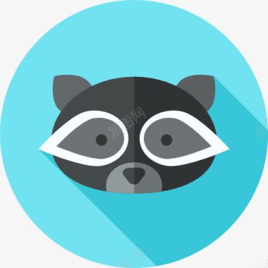 野生天然Racoon图标图标