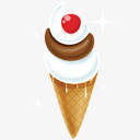 香草奶油冰淇淋冰奶油Desserticons图标图标