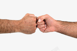 体毛男性粗犷握拳的手高清图片