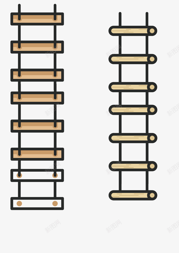 简约卡通云梯矢量图ai免抠素材_88icon https://88icon.com 云梯 卡通梯子 矢量云梯 矢量卡通素材 矢量梯子 矢量图