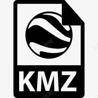 排版界面KMZ文件格式符号图标图标