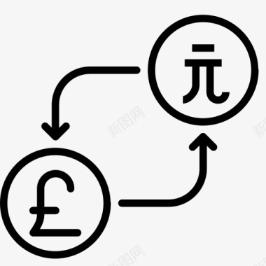 货币转换货币美元钱英镑台湾以货币转图标图标