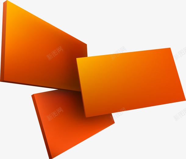 橙色几何图案矢量图eps免抠素材_88icon https://88icon.com 几何图形 几何图案 图形素材 橙色图形 矢量图