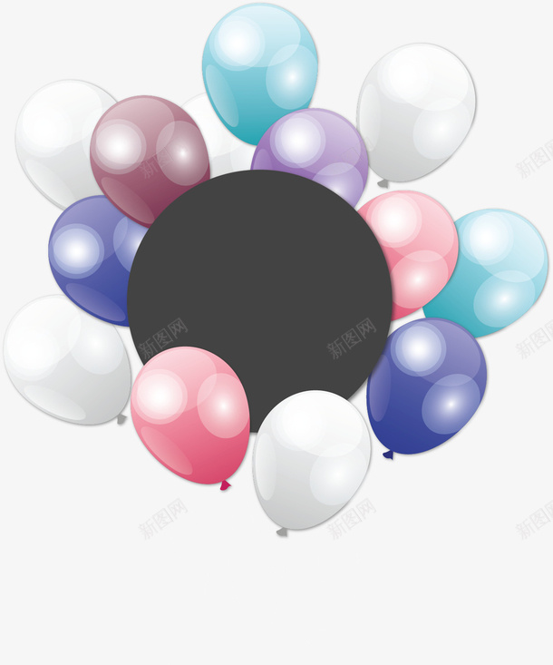 美丽发光彩色气球矢量图ai免抠素材_88icon https://88icon.com 发光气球 彩色气球 气球 矢量png 美丽气球 节日气球 矢量图