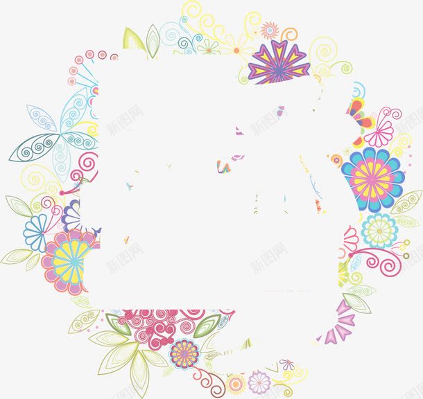 摄影海报边框效果花png免抠素材_88icon https://88icon.com 摄影 效果 海报 设计 边框