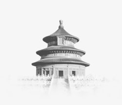 故宫城堡中国元素素材