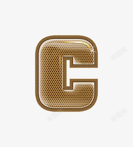 金属网字母cpng免抠素材_88icon https://88icon.com 创意数字 工业风 金属网字母数字