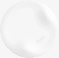 白色透明气泡素材