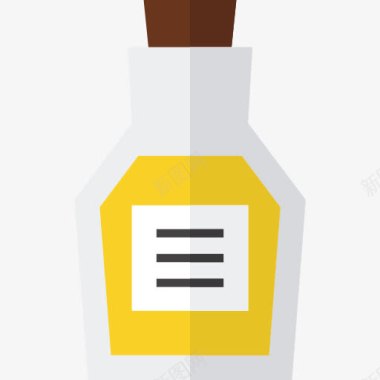 小黄瓶化工图标图标