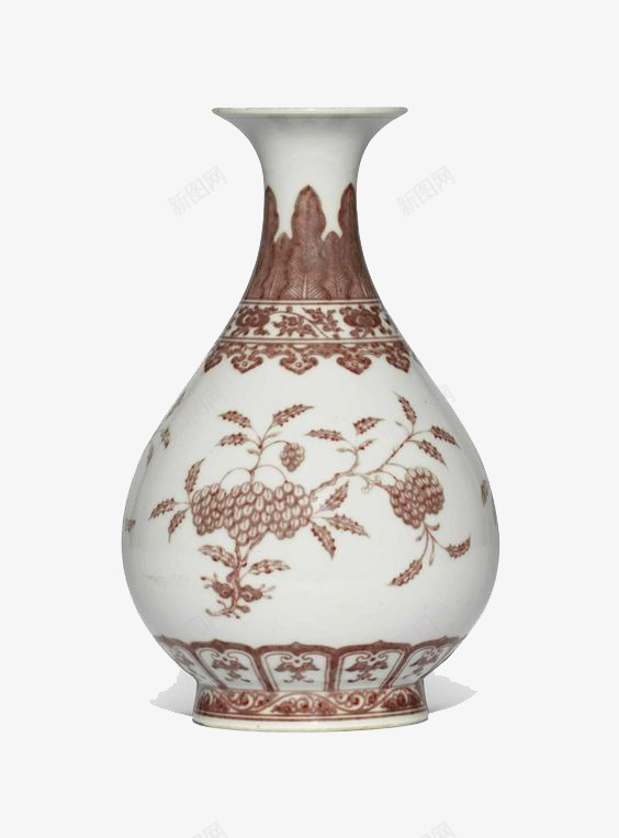 白色瓷瓶png免抠素材_88icon https://88icon.com 中国风 古风 瓶子装饰 瓷器
