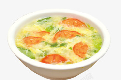 西红柿鸡蛋汤素材