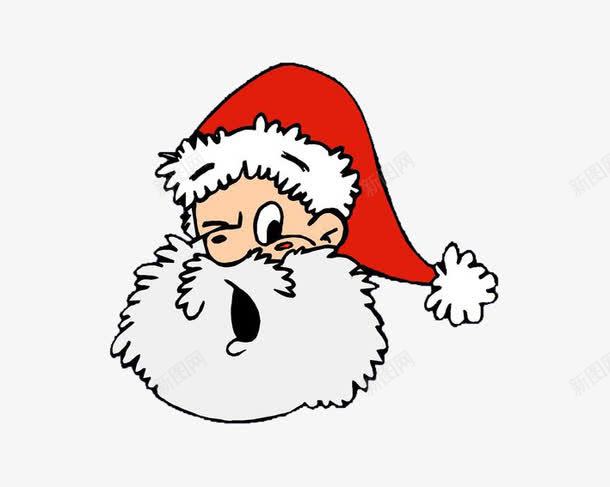 惊讶的圣诞老人头像png免抠素材_88icon https://88icon.com 卡通素材 圣诞老人图片 圣诞老人素材库 圣诞老爷爷 圣诞节