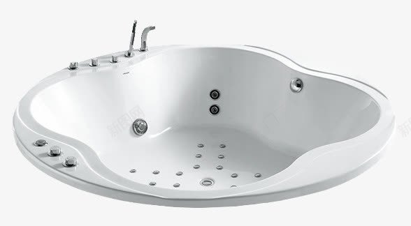 家用洗手间浴缸png免抠素材_88icon https://88icon.com 家用 洁具 洗手间 浴缸 陶瓷