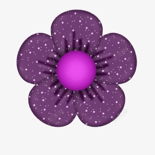 布五角星花朵png免抠素材_88icon https://88icon.com png 五角星 布 花朵