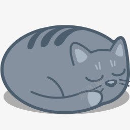 懒猫萌猫睡觉图标图标