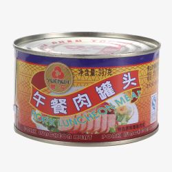 粤花午餐肉罐头素材