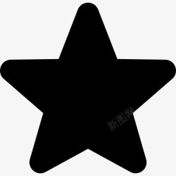 社会形态布满星星的fiveointed形状图标高清图片