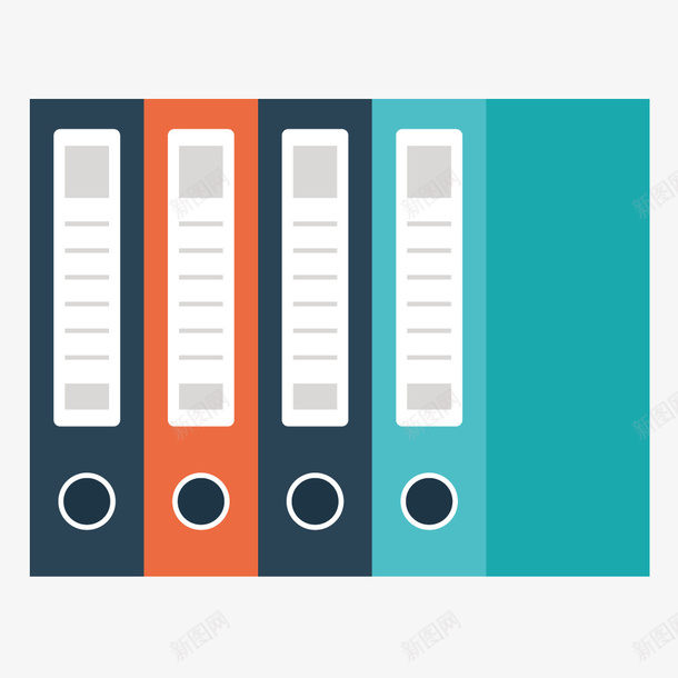 办公文件夹矢量图ai免抠素材_88icon https://88icon.com 办公 办公室 文件夹 矢量图