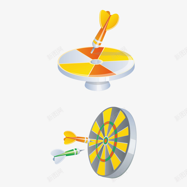 飞镖盘飞镖矢量图ai免抠素材_88icon https://88icon.com 素材 飞镖 飞镖盘 矢量图