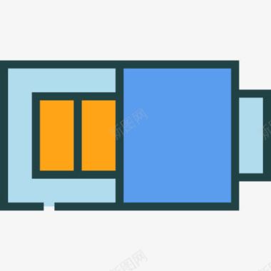 电池的能量电池图标图标