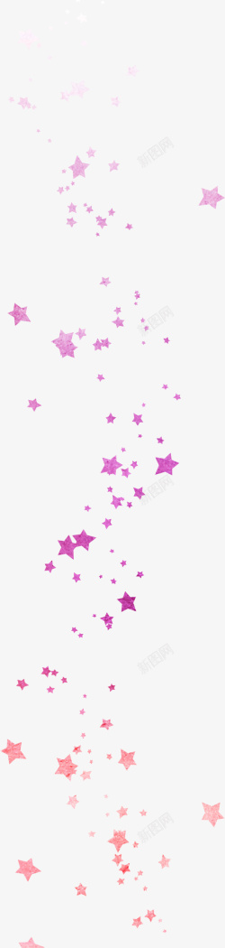 粉色五角星素材