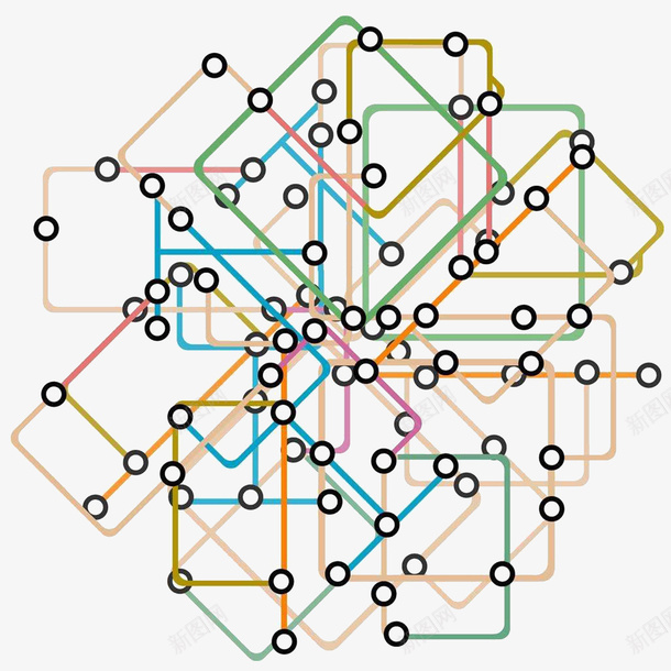地铁规划线路图png免抠素材_88icon https://88icon.com 地铁 地铁线路图 地铁规划线路图 地铁路线图 抽象背景 线路图 路线图
