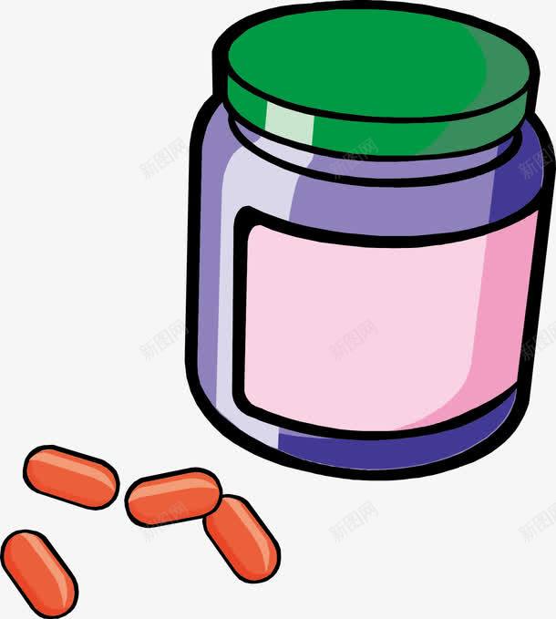 卡通药瓶png免抠素材_88icon https://88icon.com 药瓶PNG透明 装饰 设计