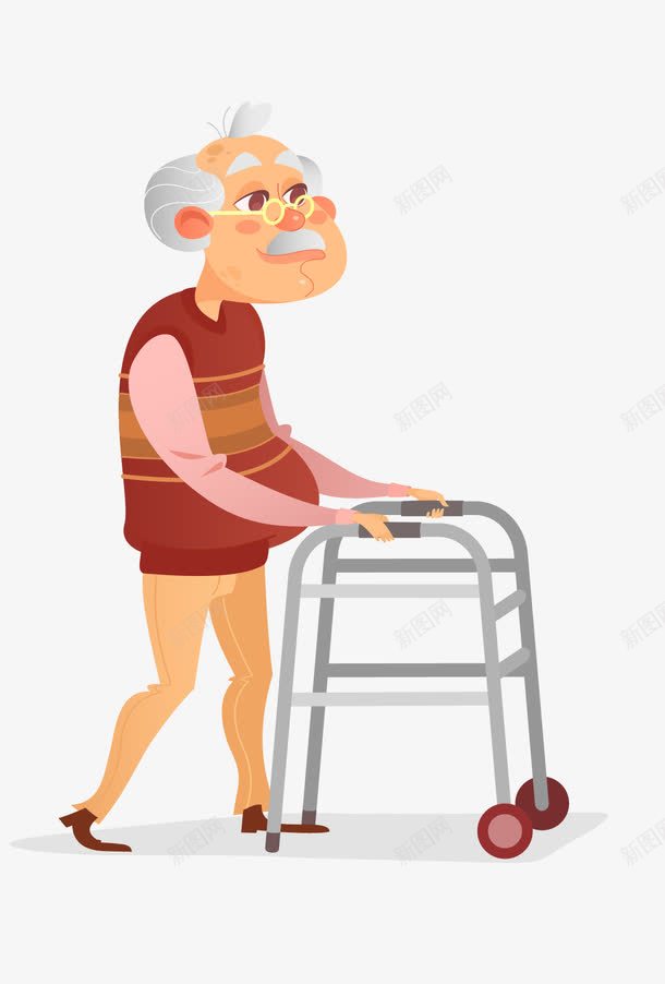 推着轮椅的奶奶png免抠素材_88icon https://88icon.com 人物 卡通 手绘 推着轮椅的奶奶 残疾人物 老奶奶 老婆婆卡通