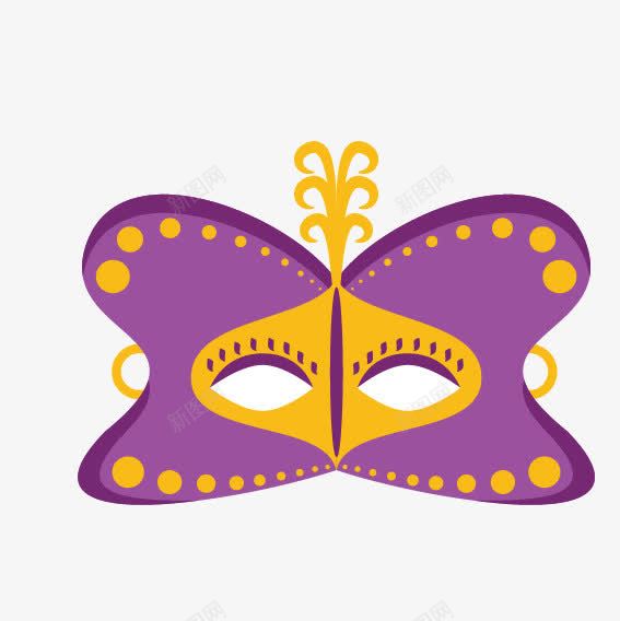 紫色面具png免抠素材_88icon https://88icon.com 狂欢 紫色面具 舞会 舞会面具 面具