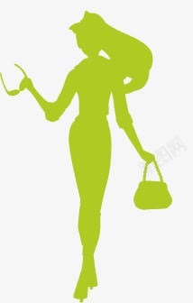 时尚女性剪影png免抠素材_88icon https://88icon.com 剪影 时尚 炫彩