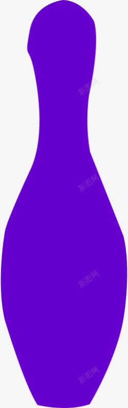 紫色保龄球紫色的卡通保龄球高清图片