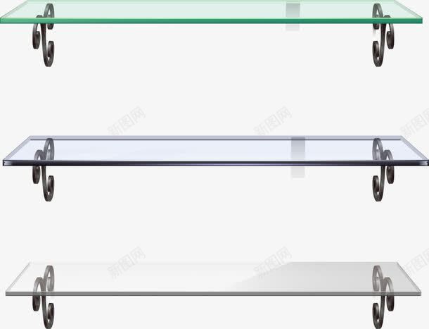 玻璃置物架png免抠素材_88icon https://88icon.com 卡通置物架 玻璃置物架 矢量置物架 置物架