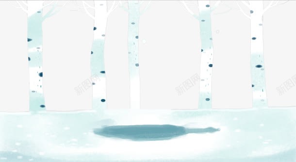 冬季景观海报png免抠素材_88icon https://88icon.com 冬季 景观 海报 素材 设计