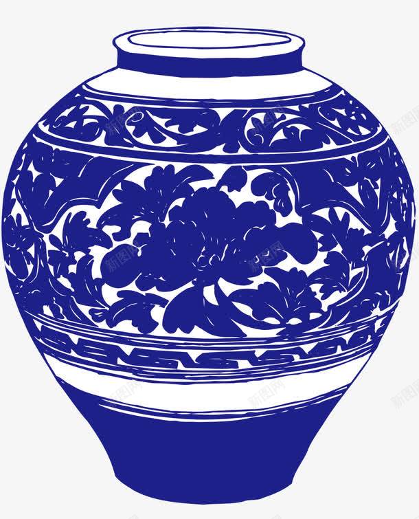 中国风陶瓷png免抠素材_88icon https://88icon.com 传统 古典 罐子 青花瓷器