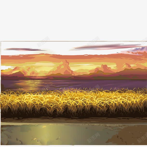 唯美黄昏png免抠素材_88icon https://88icon.com png免费下载 海报 海报素材 风景 黄昏