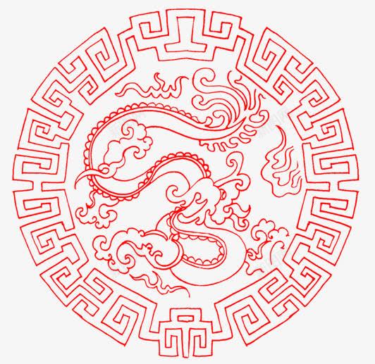 龙图png免抠素材_88icon https://88icon.com 中国风 剪花 新年元素 龙腾