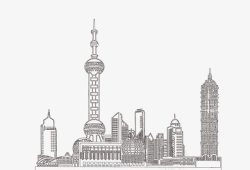 上海东方明珠电视塔素材