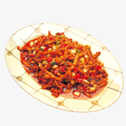 肉丝泰国菜素材