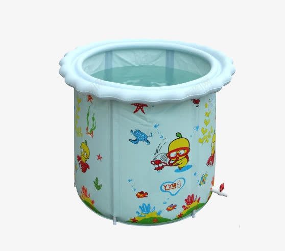 家用新生儿洗澡桶png免抠素材_88icon https://88icon.com 产品实物 保温 儿童戏水池 免费png