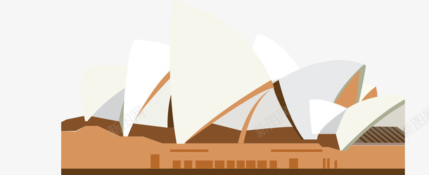澳大利亚悉尼歌剧院矢量图ai免抠素材_88icon https://88icon.com 出国旅游 悉尼 悉尼歌剧院 旅游 澳大利亚 矢量png 矢量图
