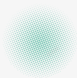 绿色简约圆圈斑点效果元素素材