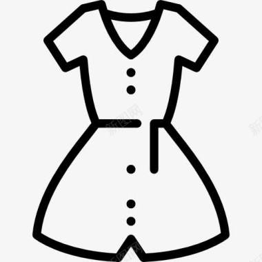 女性服装衣服图标图标