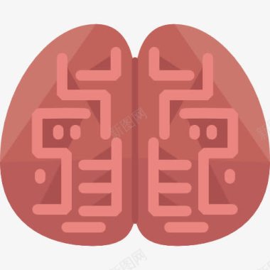 器官脑图标图标