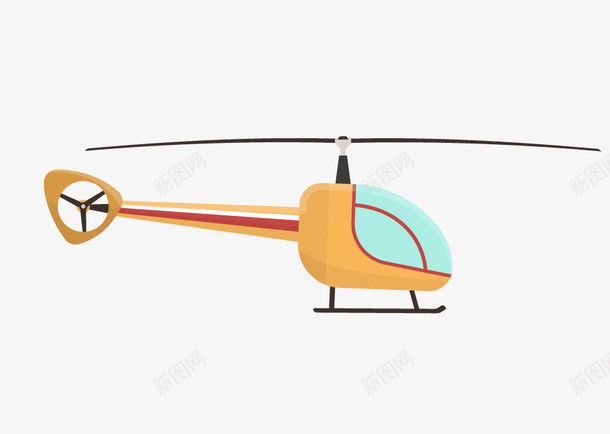 卡通手绘直升飞机png免抠素材_88icon https://88icon.com 创意 动漫动画 卡通飞机 手绘 直升飞机 简约