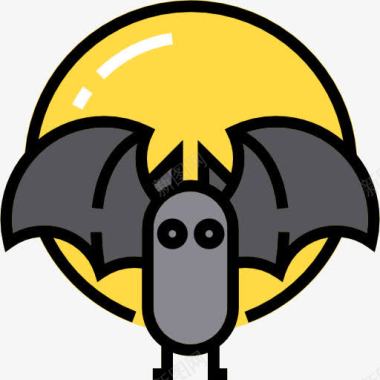 纯野生蝙蝠图标图标