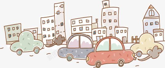 汽车污染png免抠素材_88icon https://88icon.com 卡通 污染 汽车