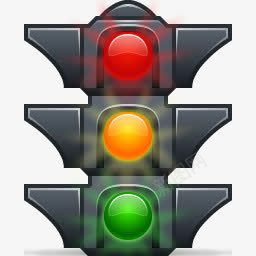 道路交通灯标准道路图标图标