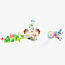 卡通儿童乐园素材
