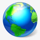 互联网商务图标全球浏览器地球互联网世界行星基图标图标