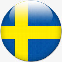瑞典世界杯旗素材